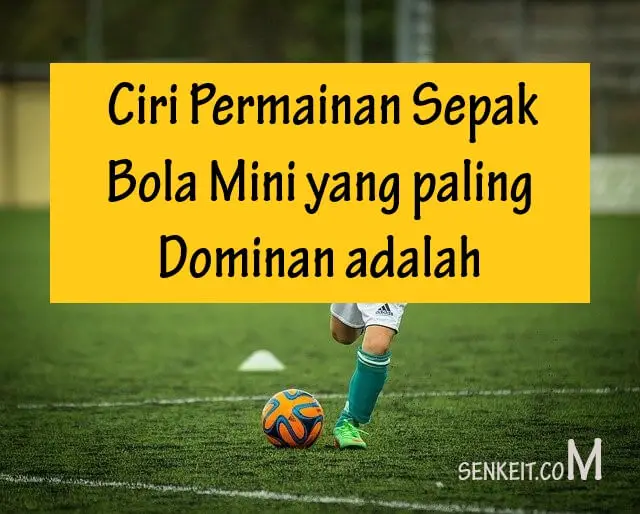 3 Ciri Permainan Sepak Bola Mini yang paling Dominan adalah